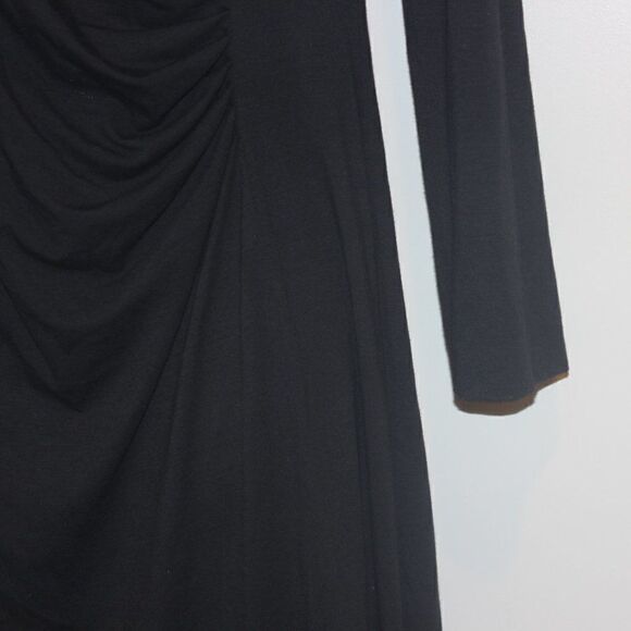 Genny Black Long Sleeve  Dress Women Size 8 - Picture 8 of 13
